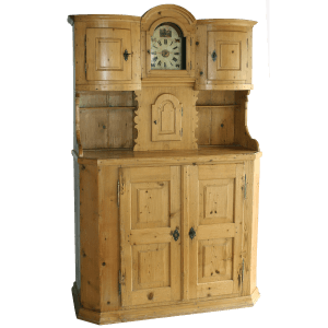 Ravissant petit vaisselier avec pendule