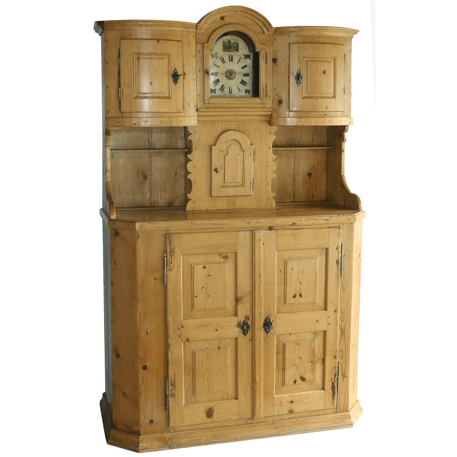 Ravissant petit vaisselier avec pendule