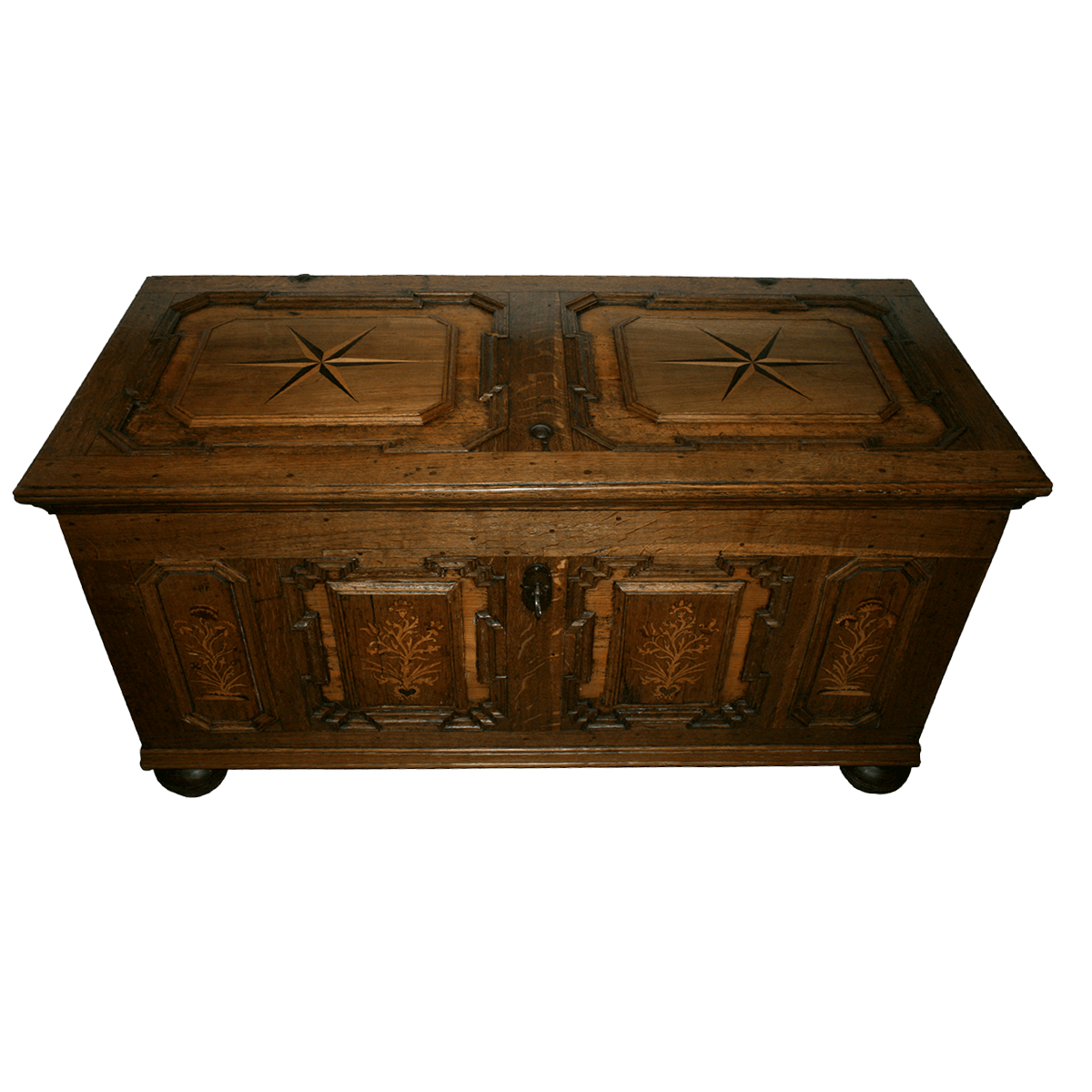 Coffre marqueté