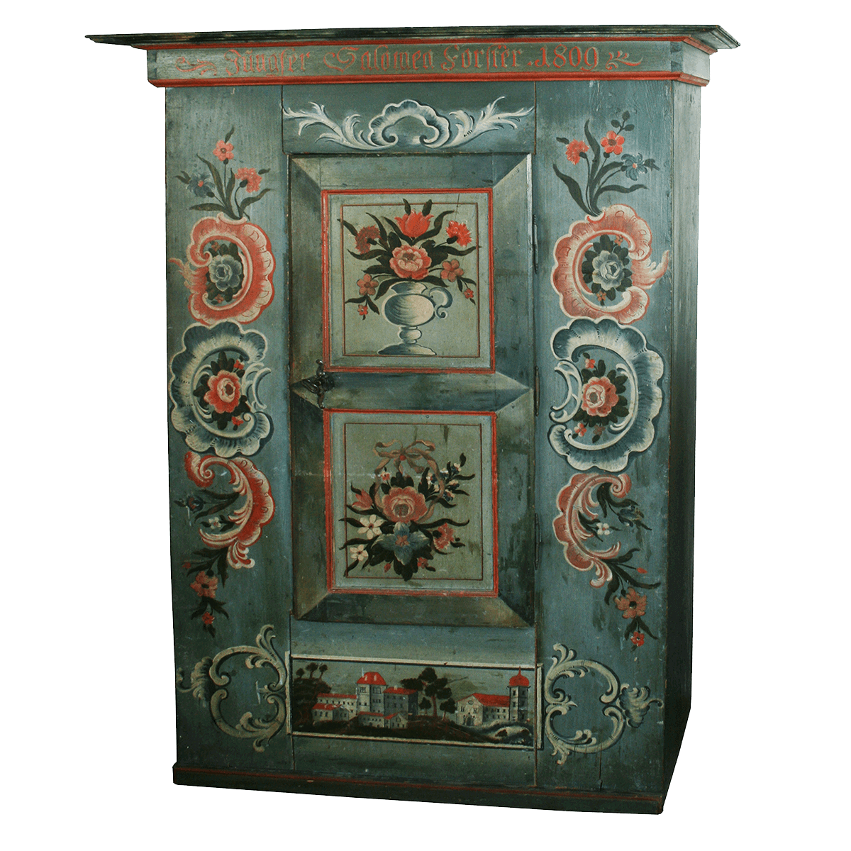 Armoire peinte