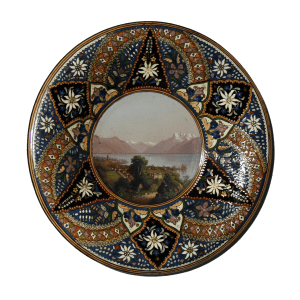 Assiette de Thoune, paysage de Vevey