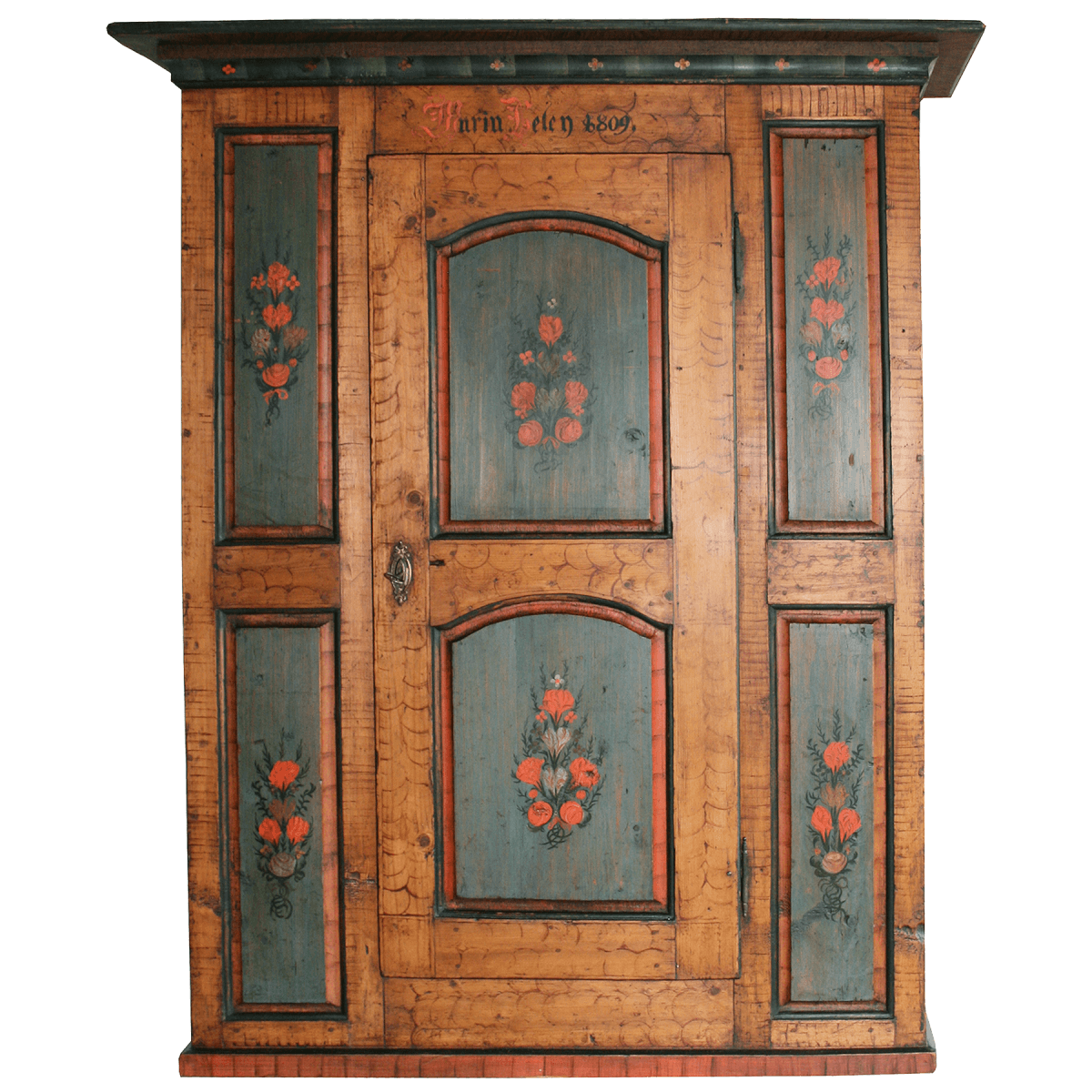 Armoire peinte