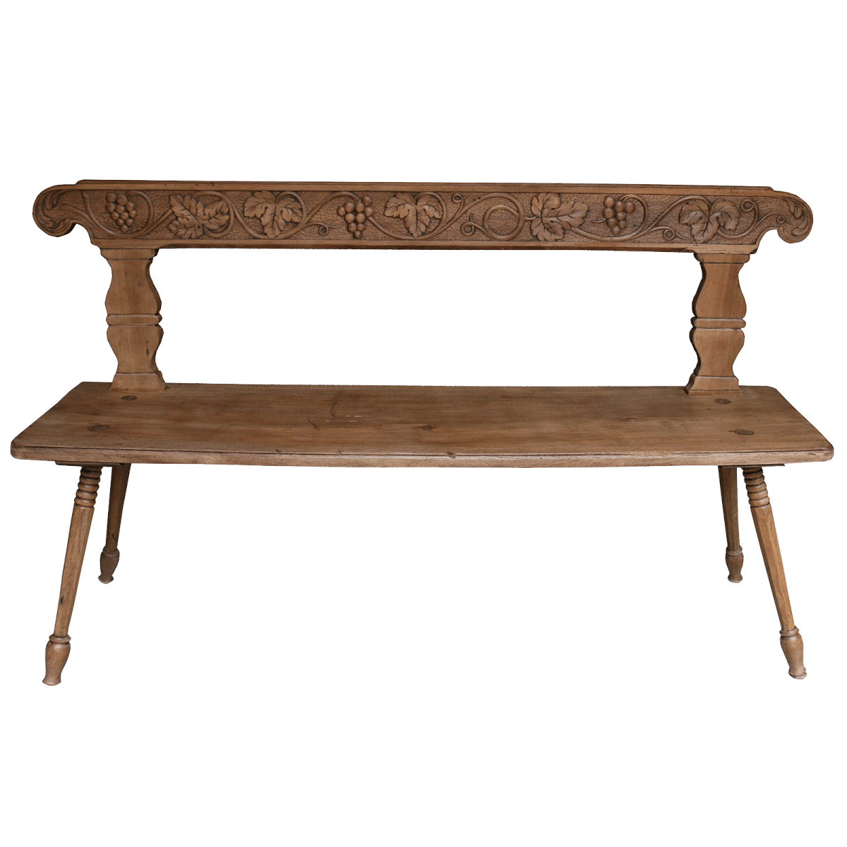 Banc sculpté