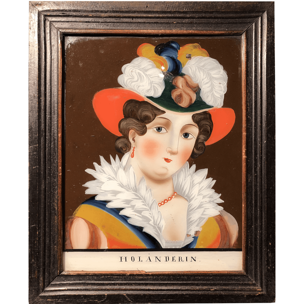 Fixé-sous-Verre. L'hollandaise.