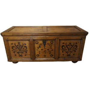 Coffre marqueté