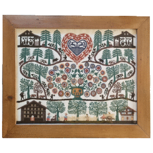 Découpage d'Isaac Saugy (1892-1990)