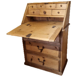 Bureau à abattant sculpté - 1800 env.