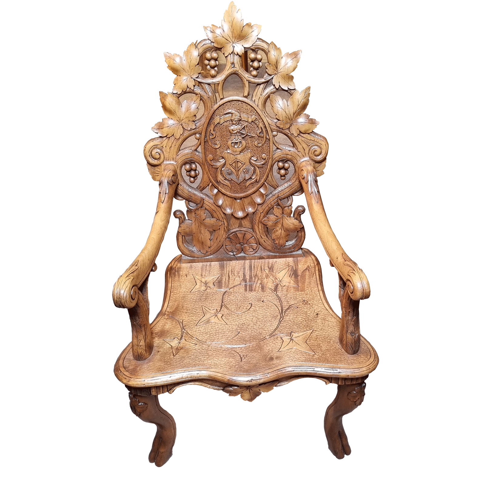 Fauteuil sculpté de Brienz