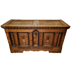 Coffre peint bernois de 1740