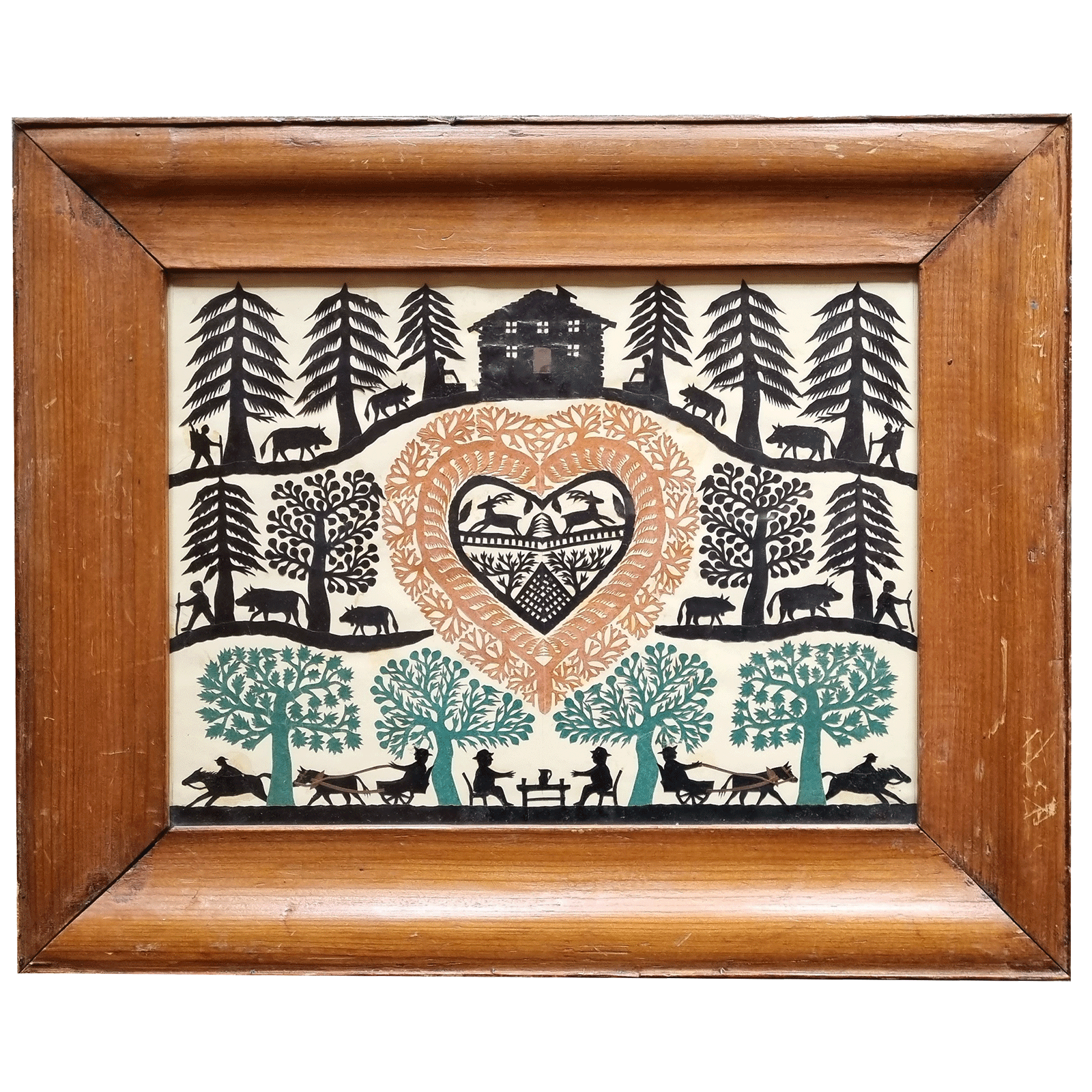 Découpage d'Isaac Saugy (1892-1990)