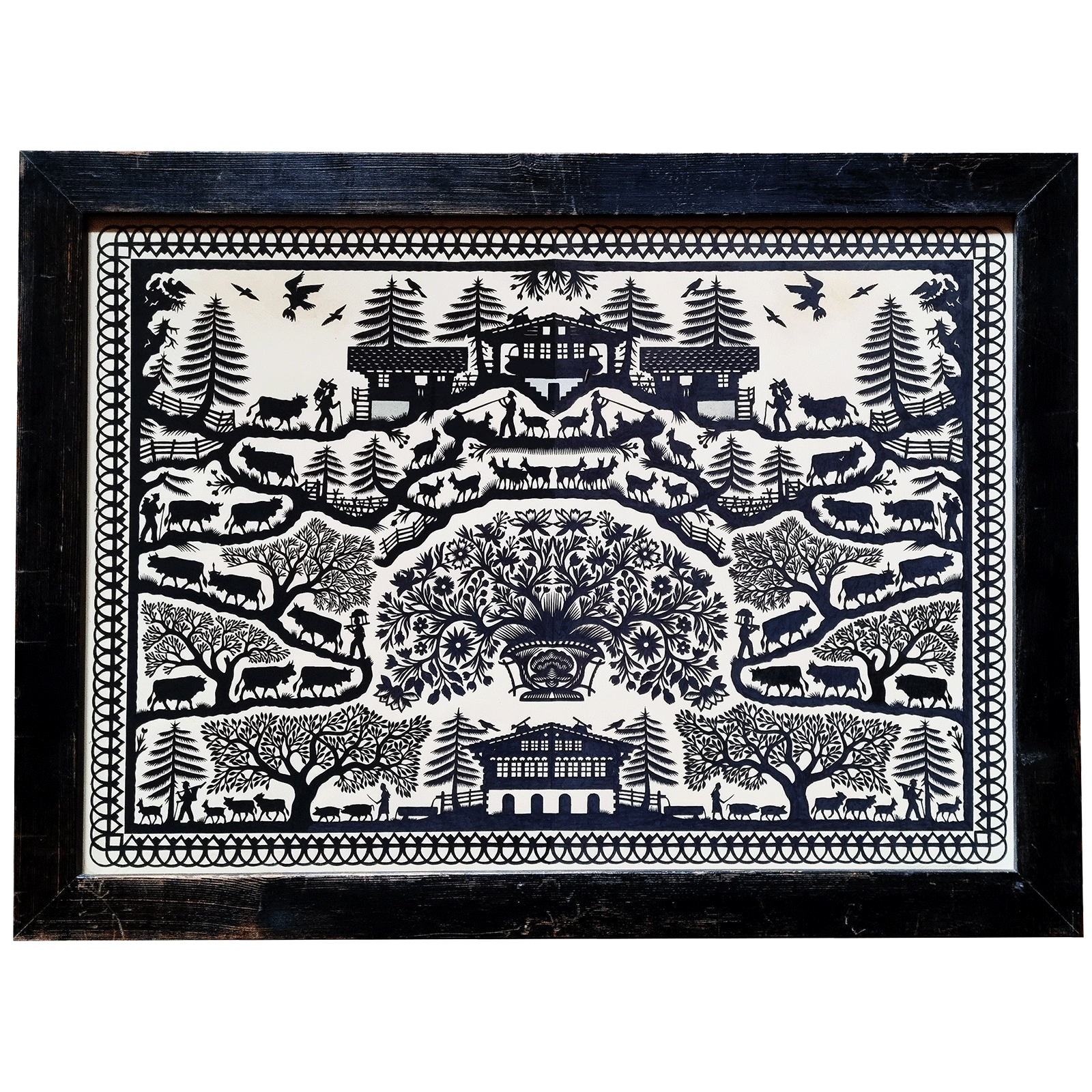 Découpage Christian Schwitzgebel (1914-1993)