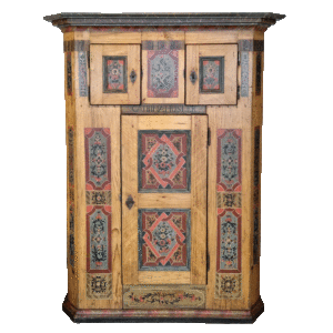 Magnifique armoire peinte lucernoise de 1796