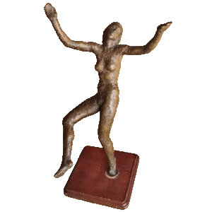 Statue en bronze d'Hermann Haller (1880-1950)