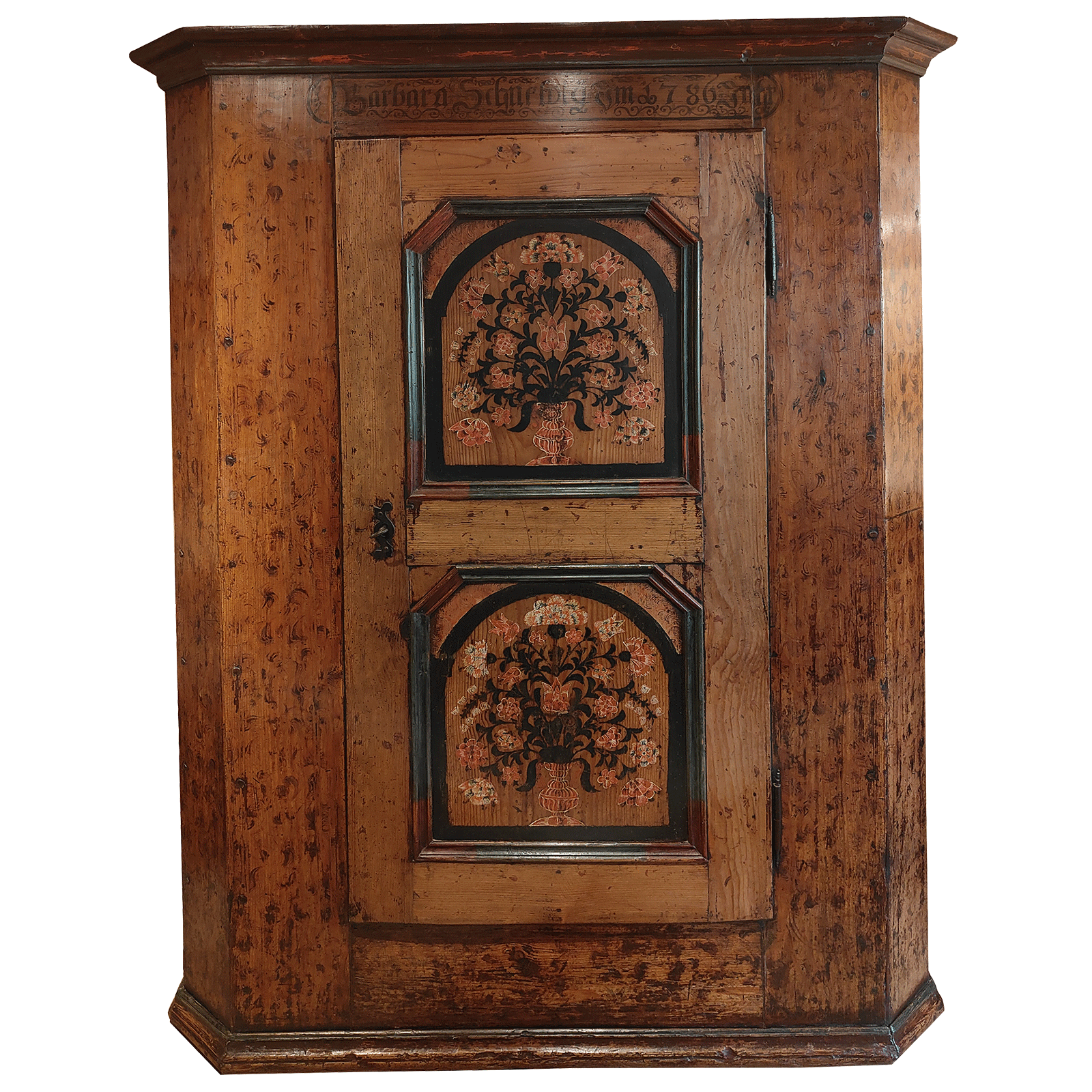 Armoire peinte de 1786