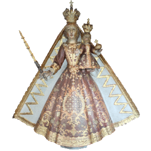 Vierge à l'Enfant - Splendide statue en tilleul