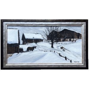 Huile sur toile de Jean-Louis Gétaz (1931-2002)