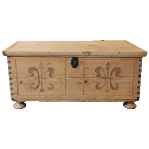 Petit coffre marqueté