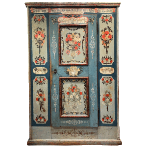 Armoire peinte datée 1789