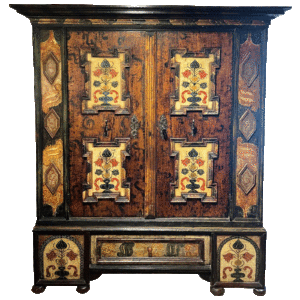Magnifique armoire peinte