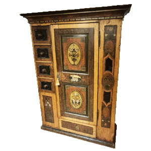 Armoire peinte à une porte et 4 tiroirs