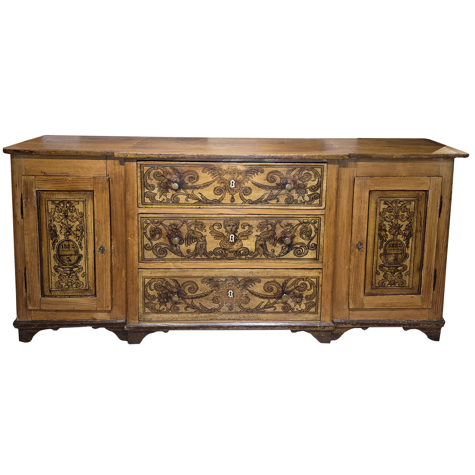 Mauble d'appui peint